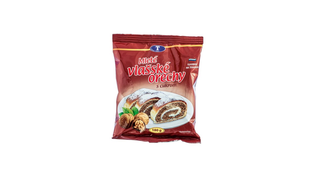 TINA Mleté vlašské orechy s cukrom 180g