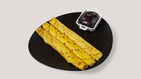 Sa džemom od šljiva 3kom