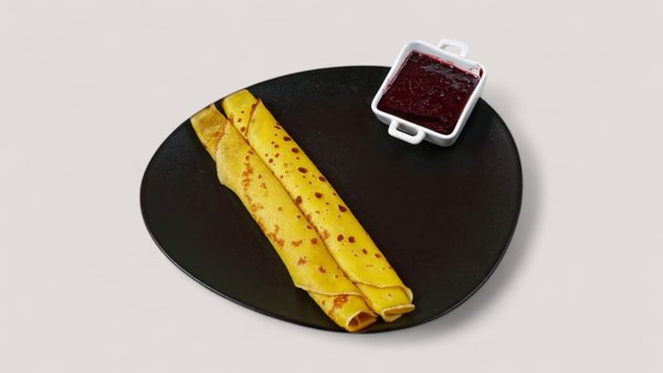 Sa džemom od malina 2kom