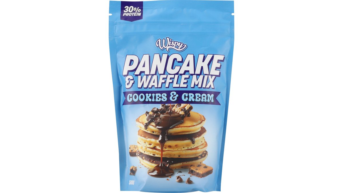 Wispy Pandekagemix med Cookies & Cream 500 g