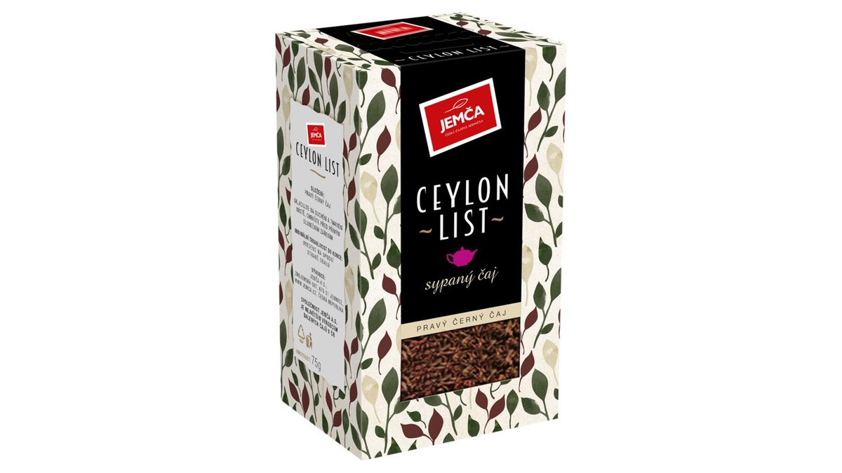 Jemča Ceylon list sypaný čaj 75g