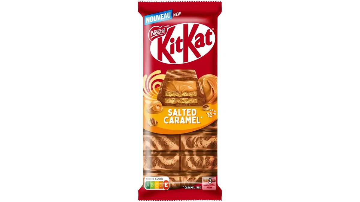 KitKat Salted Caramel vohvelikeksi 99g