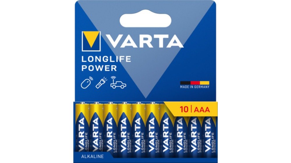 VARTA Longlife Power AAA-paristo, 10kpl