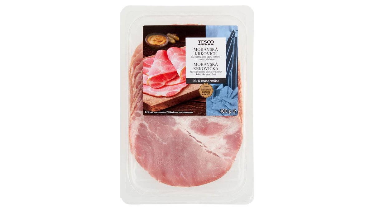 Tesco Moravská krkovička 100 g