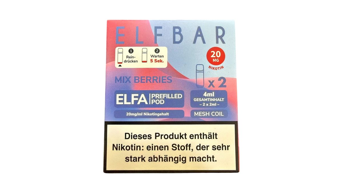 elfbar pods edeka preis ElfBar Elfa Pod Mix Berries, 2 Stück | EDEKA Center Scheller main image 0