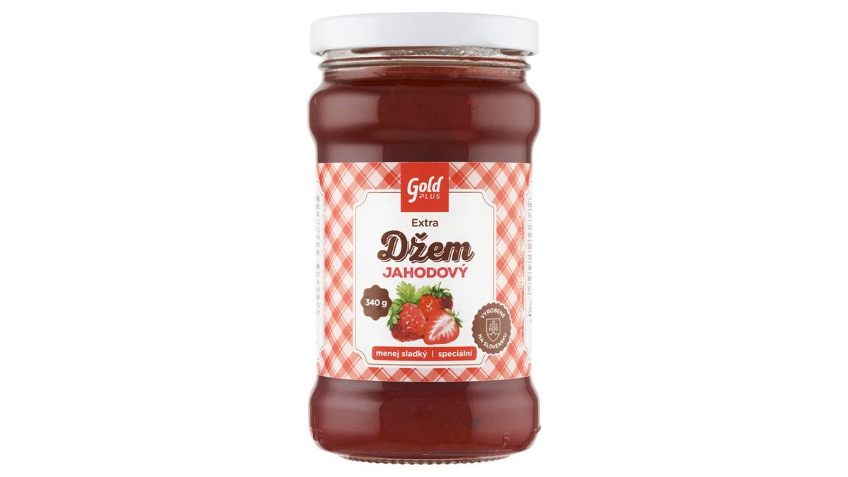 Gold Plus Extra džem jahodový 340 g