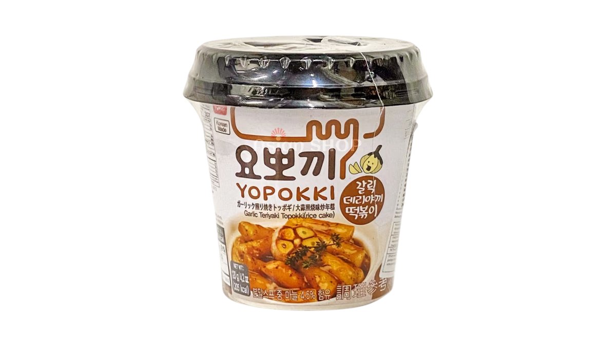 YOPOKKI Topoki s cesnakom a teriyaki cup