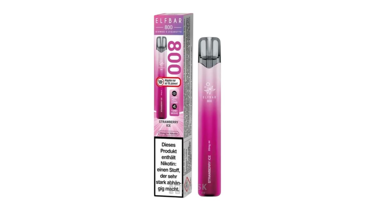 110 Elfbar 800 (Strawberry Ice) 20mg/ml - Vapes/E-Zigaretten - 1 Stück |  Kiosk im Moore 20