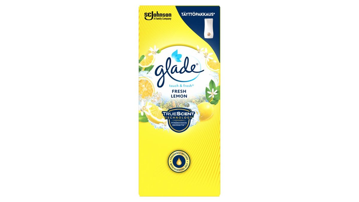 Glade Touch & Fresh fresh lemon täyttöpakkaus 10ml
