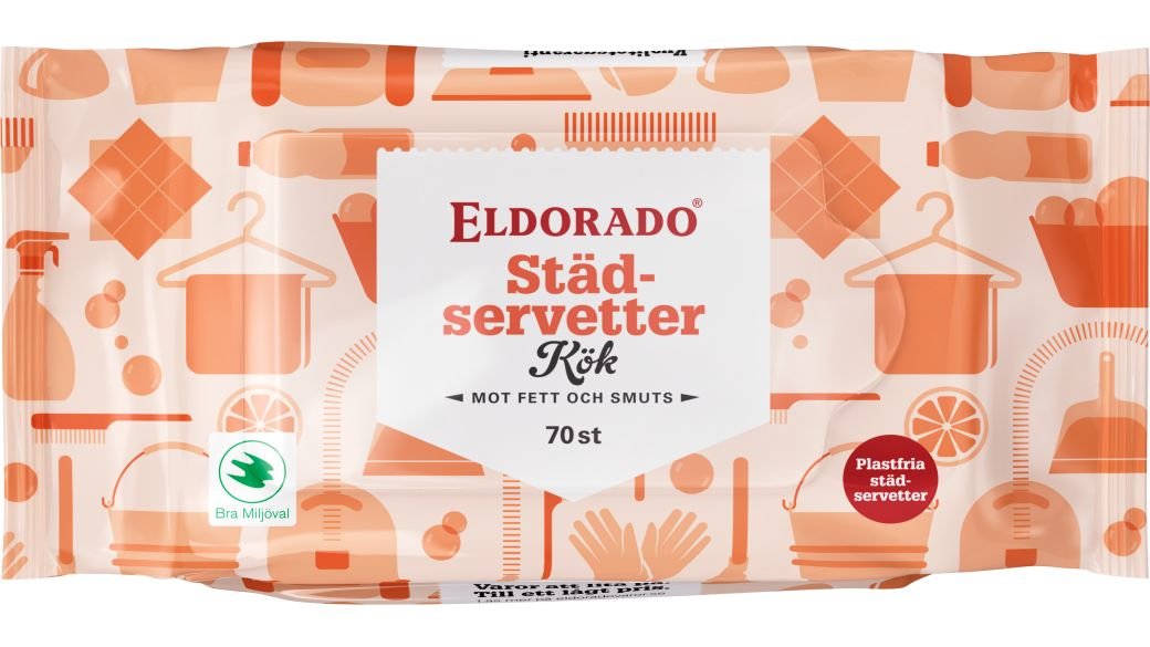Eldorado Städservett Kök, 70-pack
