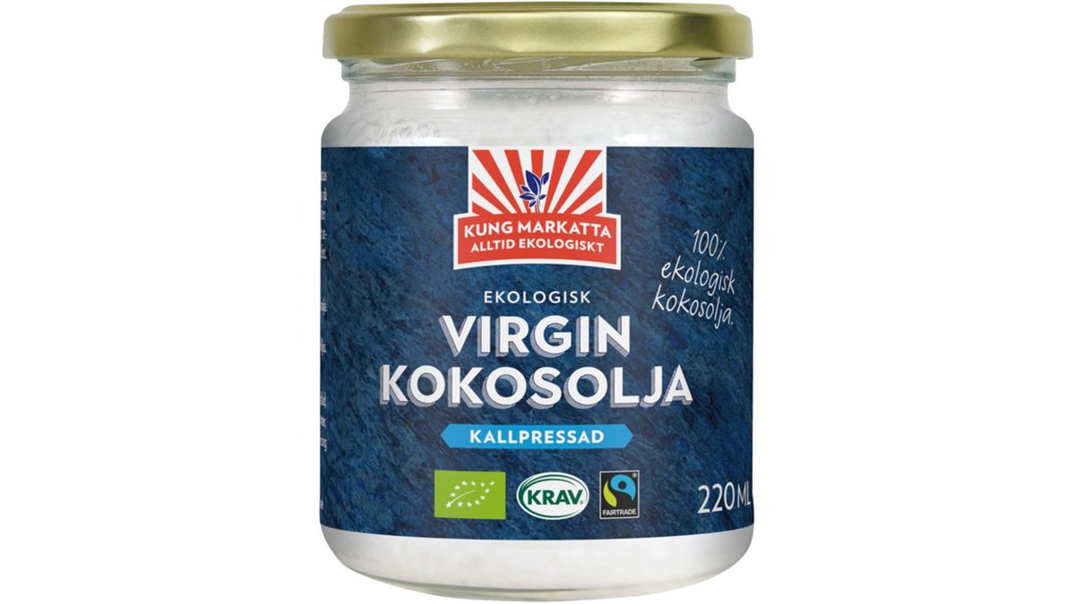 Kung Markatta Kokosolja Kallpressad EKO, 220 ml
