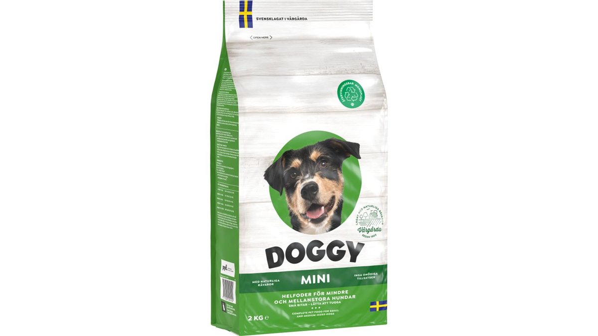 Doggy Hundmat Torrfoder Mini, 2 kg
