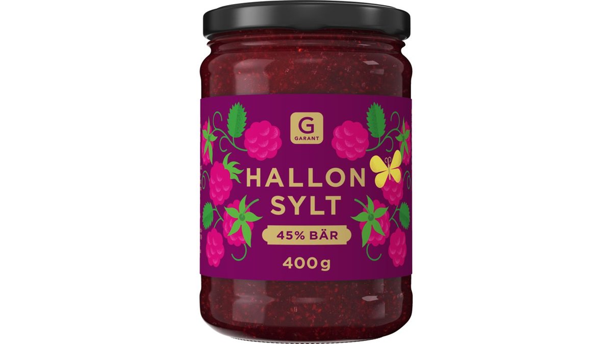 Garant Hallonsylt, 400 g