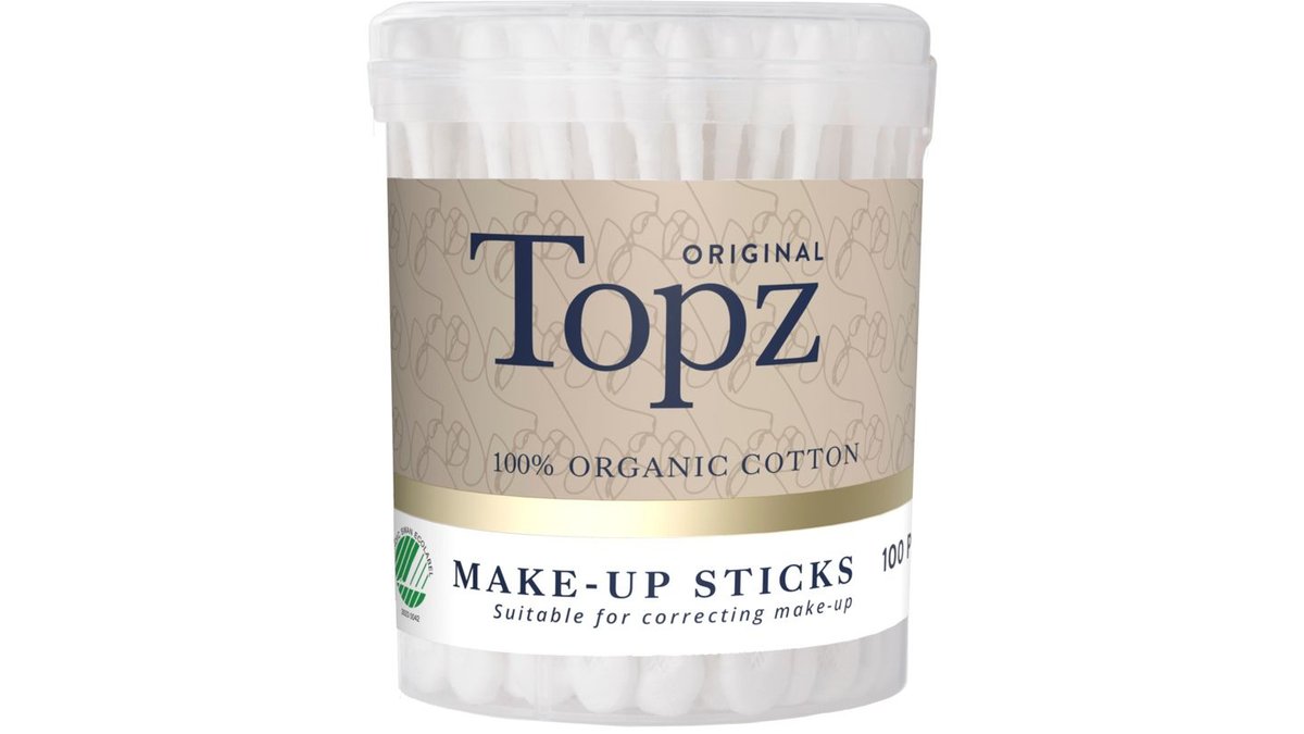 Topz Bomullspinnar Premium, 100 st