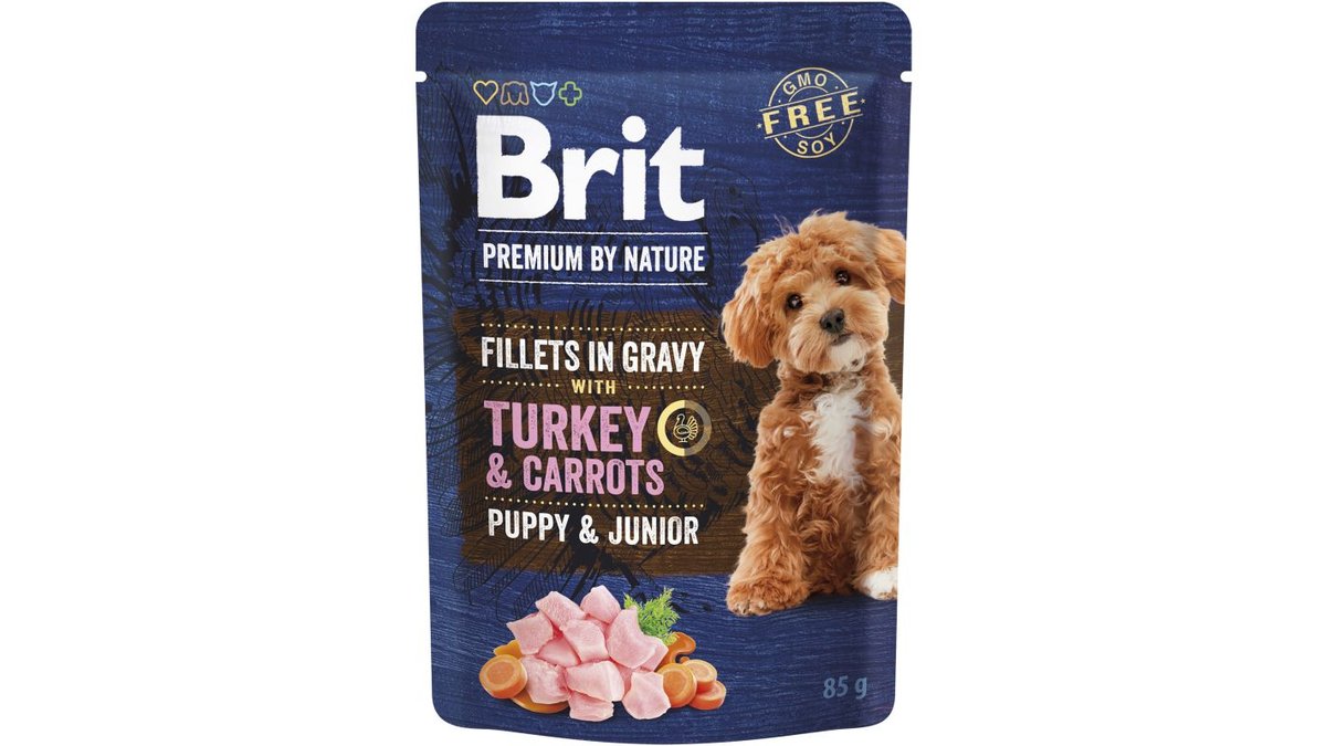 Brit Hundmat Valp Kalkon & Morot, 85 g