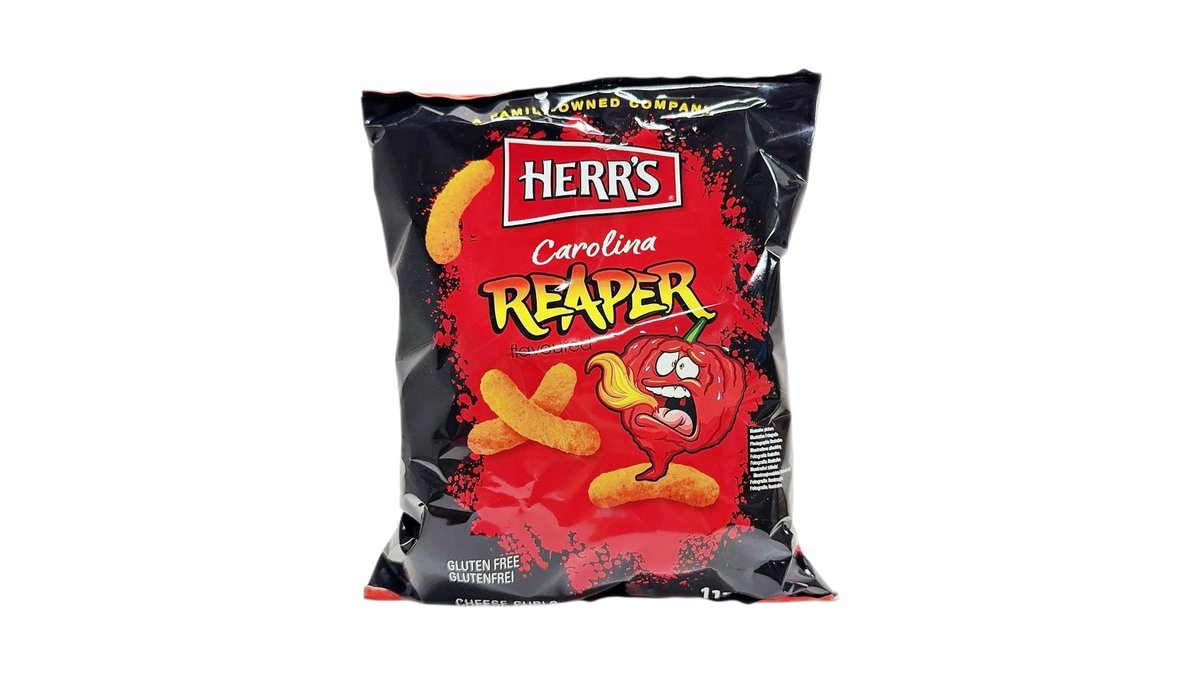 HERR´S Kukuričné chrumky s carolina reaper papričkou