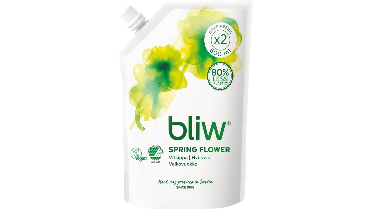 Bliw Handtvål Refill Vitsippa, 600 ml