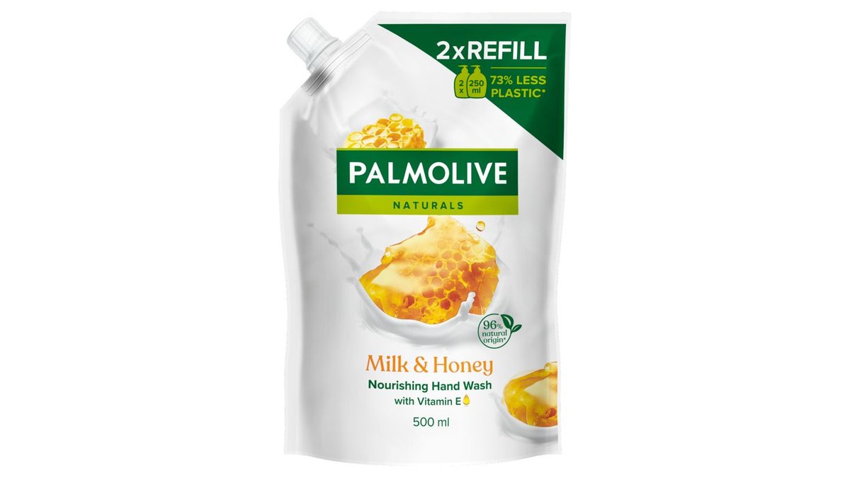 Palmolive Naturals Honey & Milk tekuté mýdlo náhradní náplň 500ml