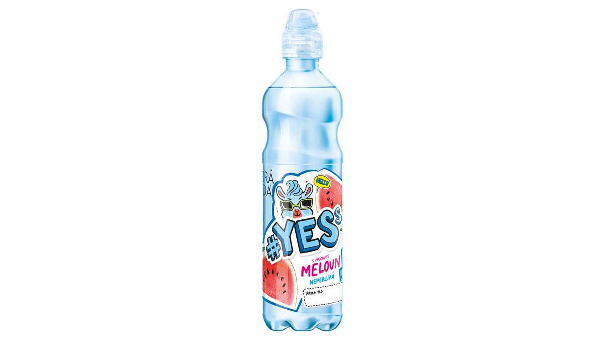 Dobrá voda YESs s příchutí meloun neperlivá 0,5l