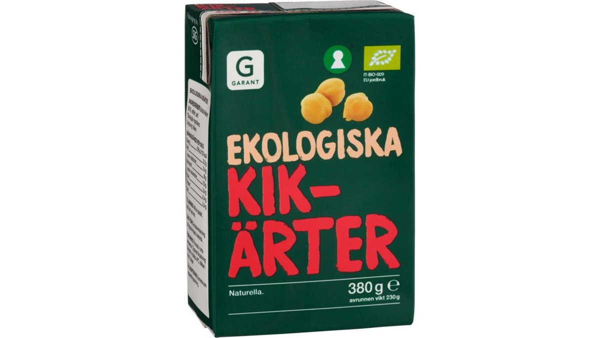 Garant Kikärter EKO, 380 g