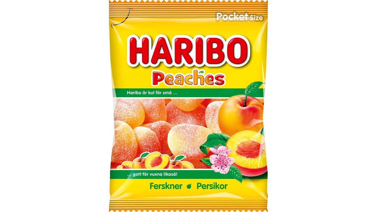 Haribo Persikor, 80 g