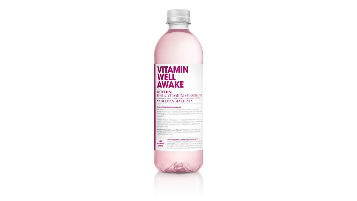Vitamin Well Awake hyvinvointijuoma 500ml