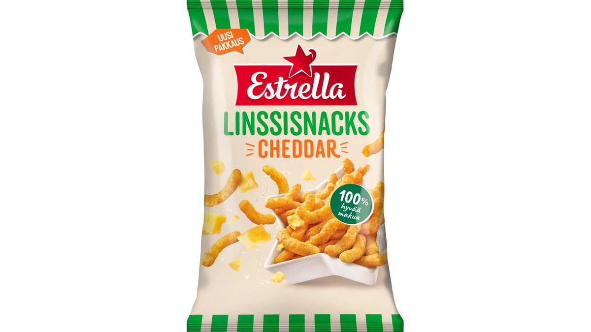 Estrella Cheddar Linssisnacks 125g