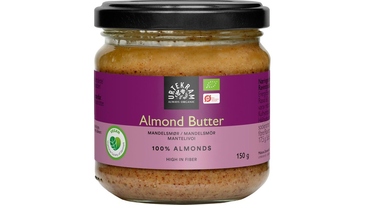 Urtekram Luomu Mantelivoi 150g