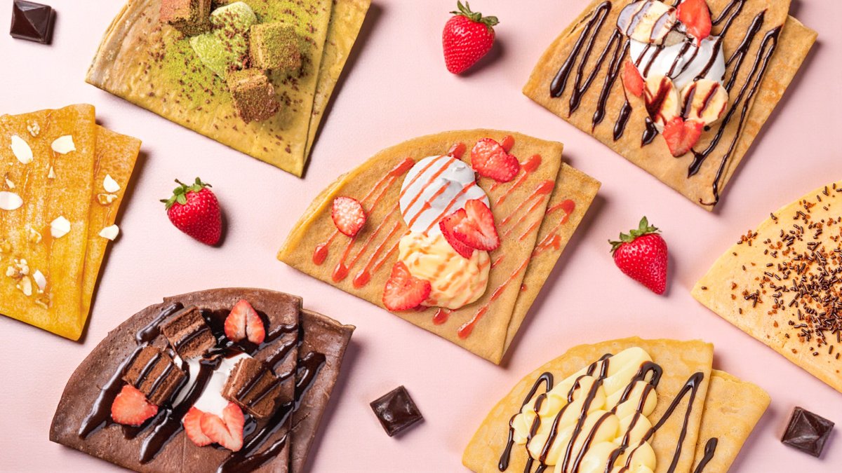 Image of crepe and gelato ciao