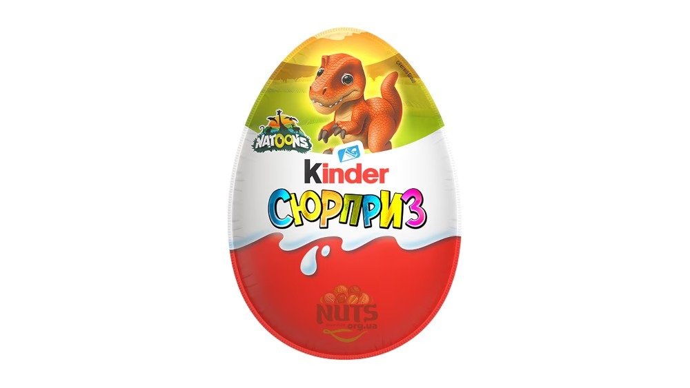 Яйцо KINDER Шоколадное с игрушкой Natoons 20г м/у