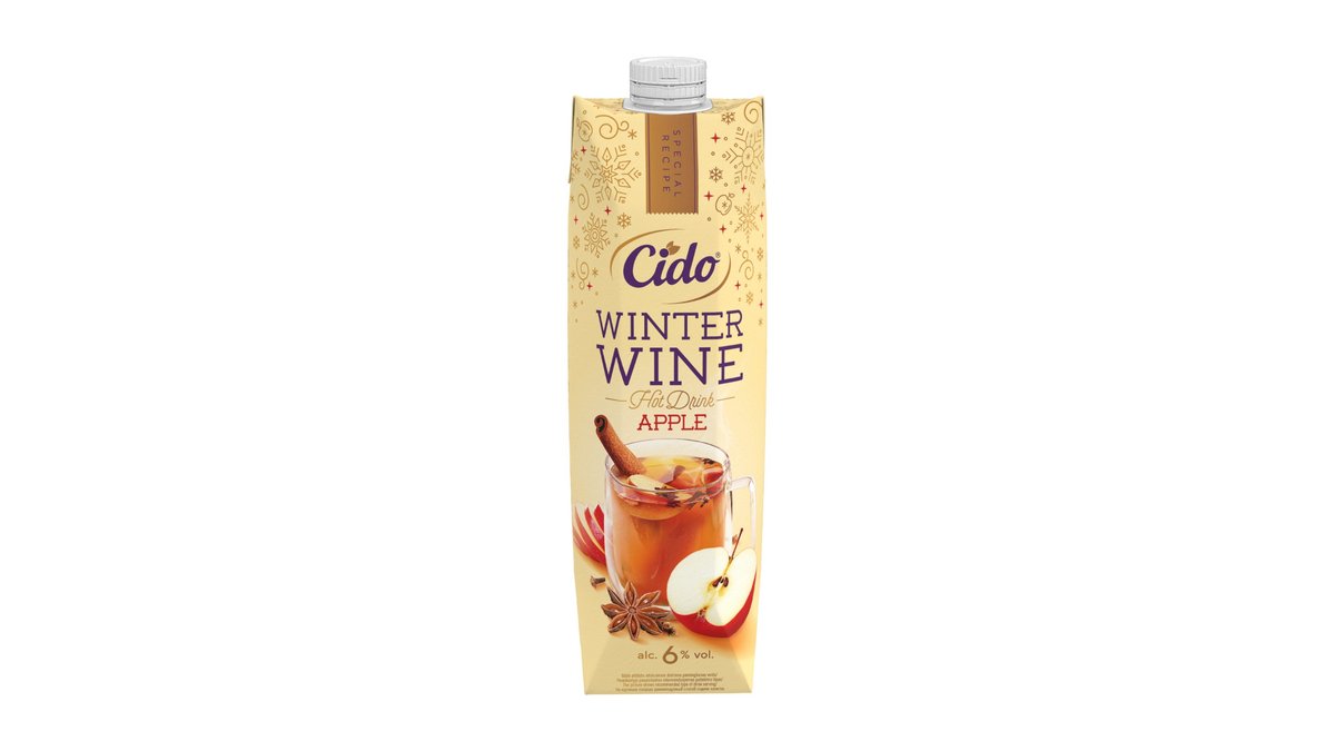 Cido Winter wine Hot drink Apple víno biele, 1 l