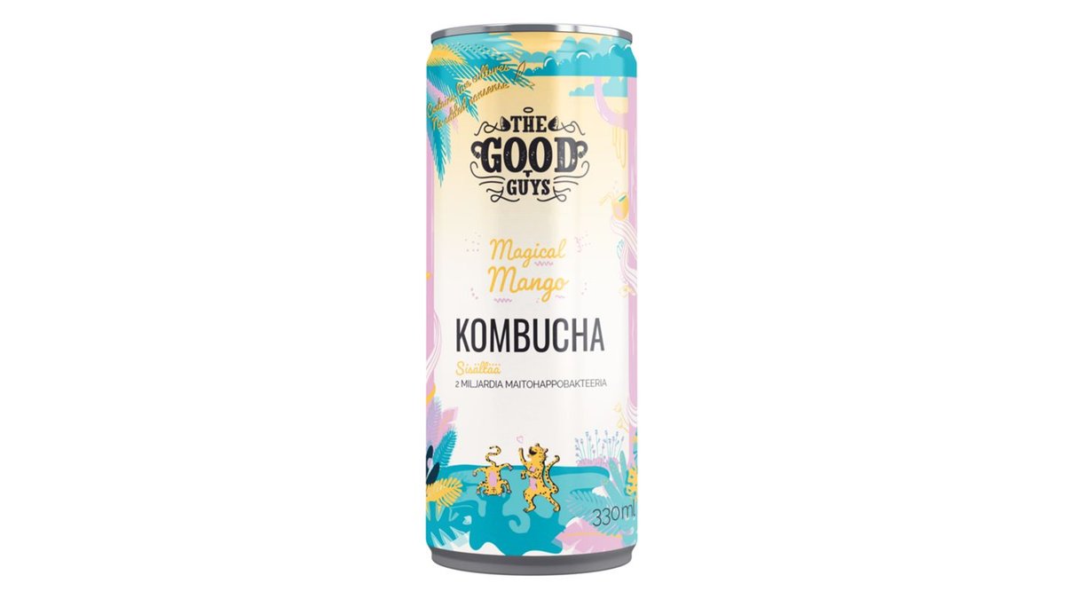 The Good Guys Magical Mango Kombucha 330ml