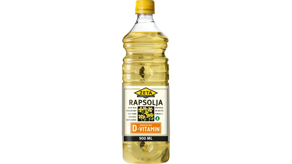 Zeta Rapsolja D-Vitamin Berikad, 900 ml