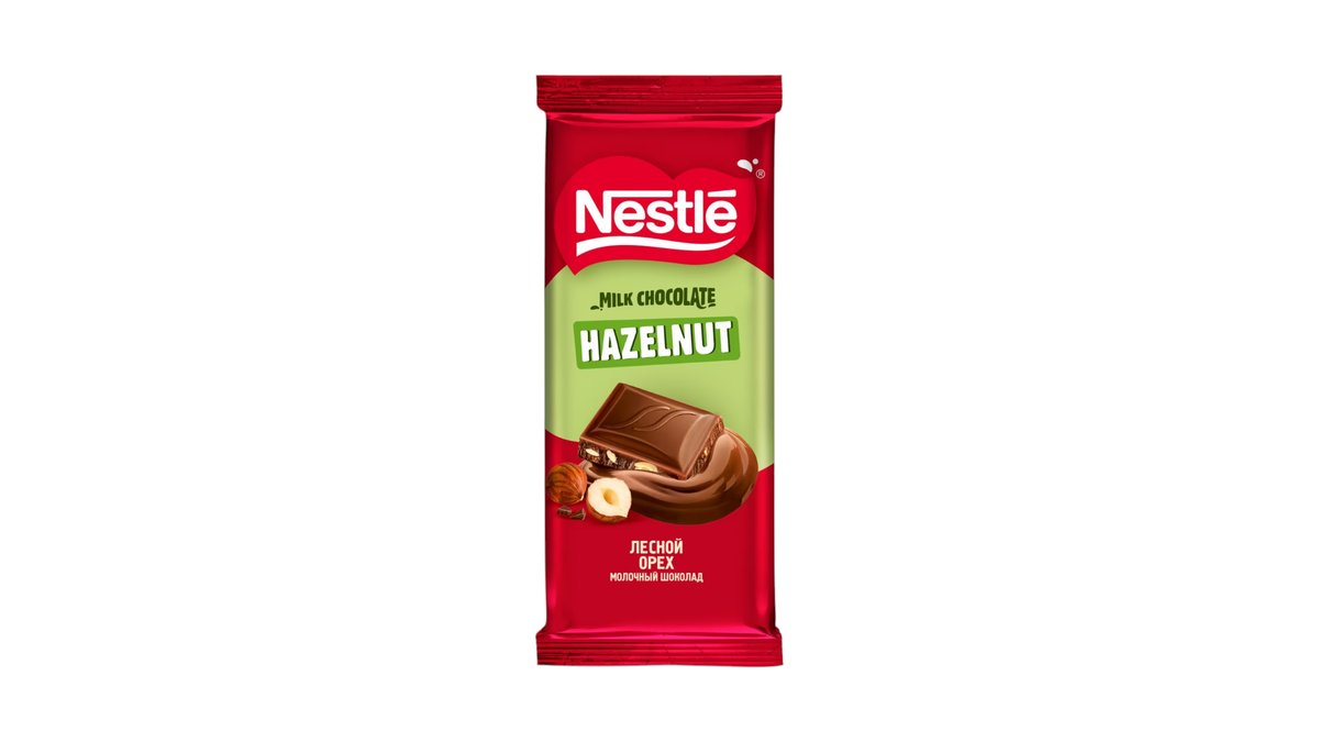 Шоколад Nestle Молочный Лесной Орех 75 г