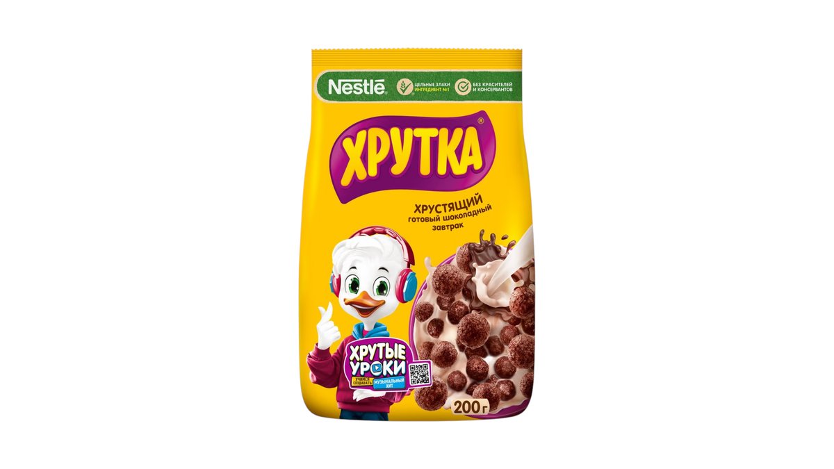 Завтрак готовый Nestle Хрутка шоколадный 200 г