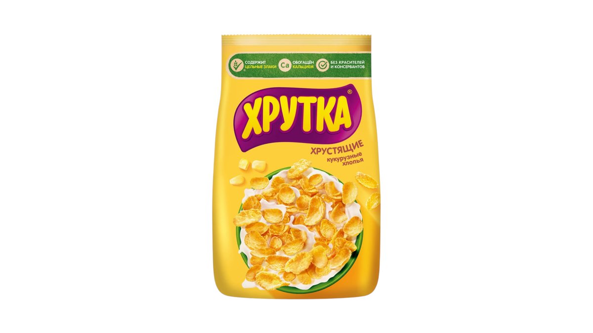 Завтрак готовый Хрутка кукурузные хлопья 290 г