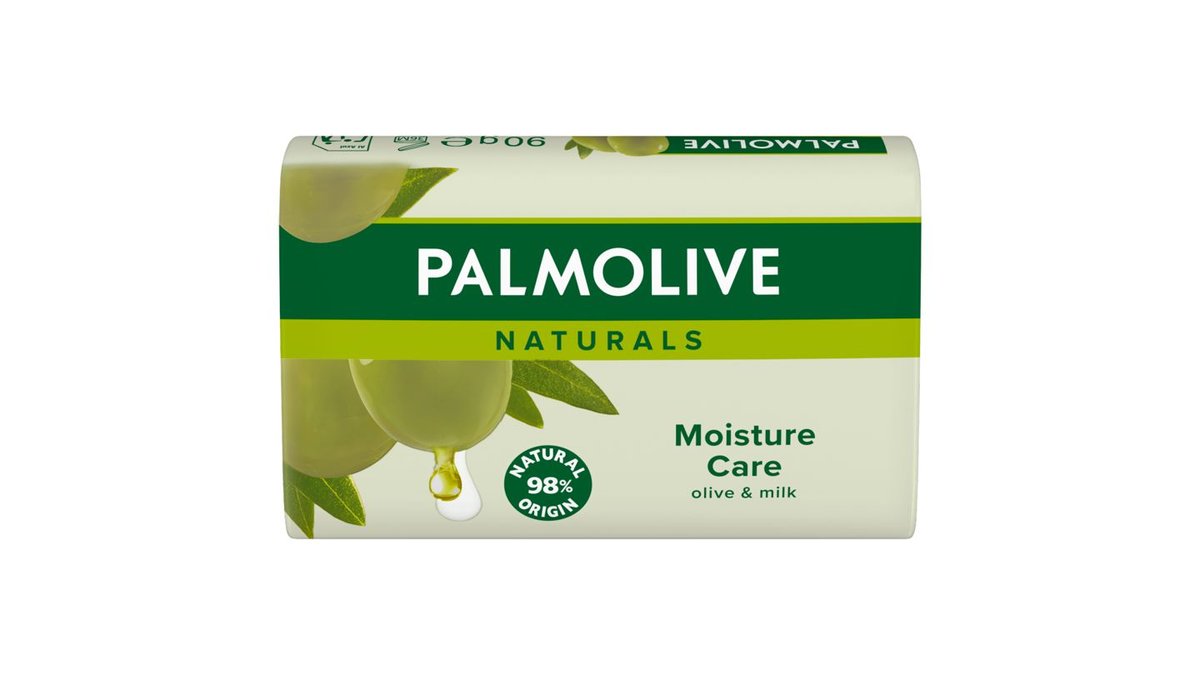 Palmolive Naturals tuhé mýdlo s výtažky z mléka a oliv 90g