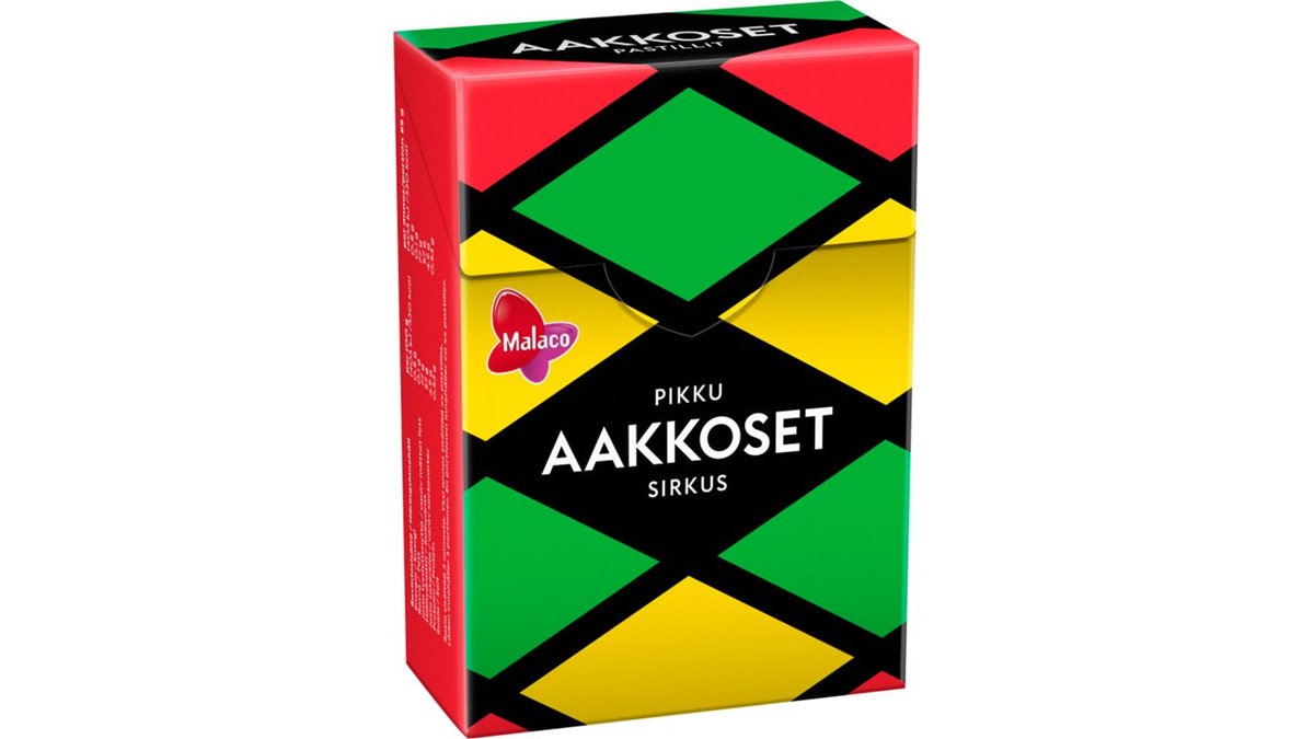 Malaco Aakkoset Pikku Sirkus pastilli 75g