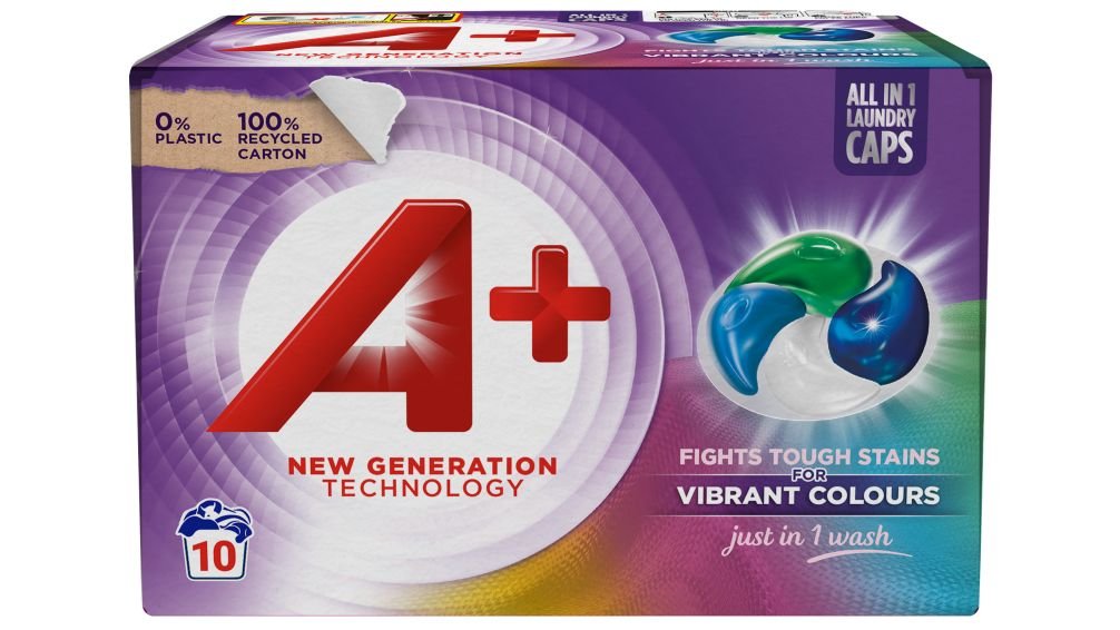 A+ Active4 Caps Colour pyykinpesukapselit 10kpl