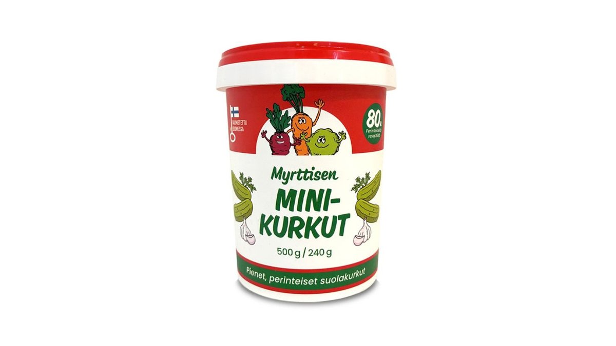 Myrttisen Minisuolakurkut, 240g