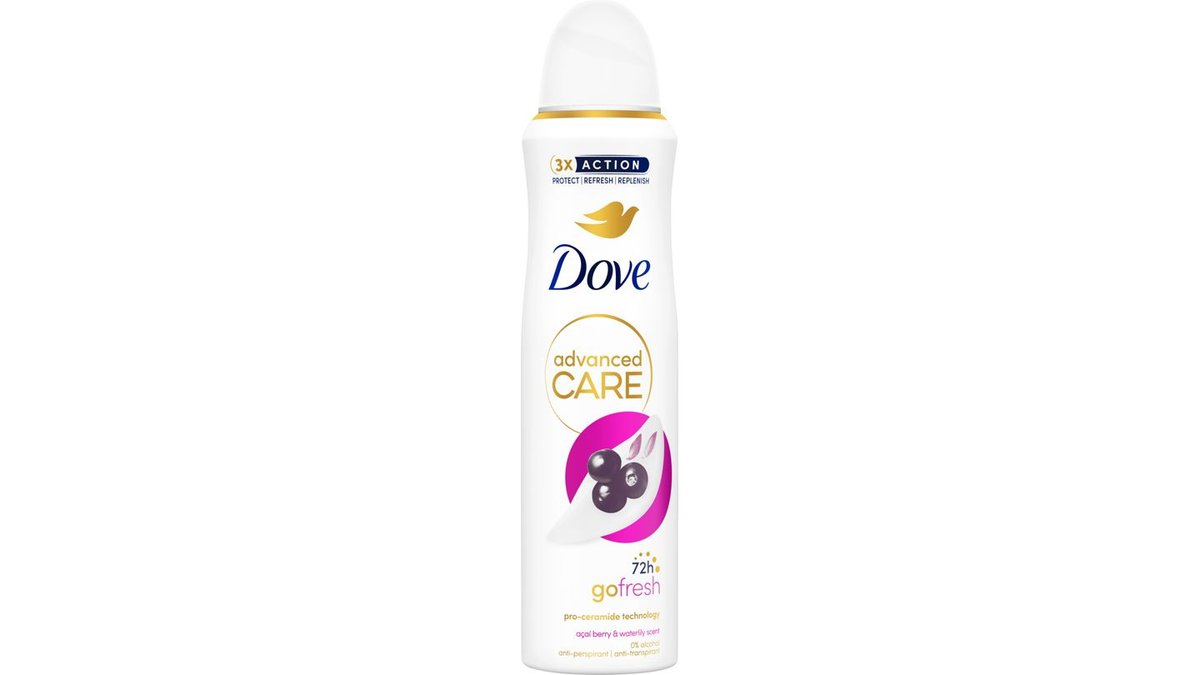 Dove 72h Advanced Care Acai & Water Lily Antiperspirantti Deodorantti Spray 150 ML