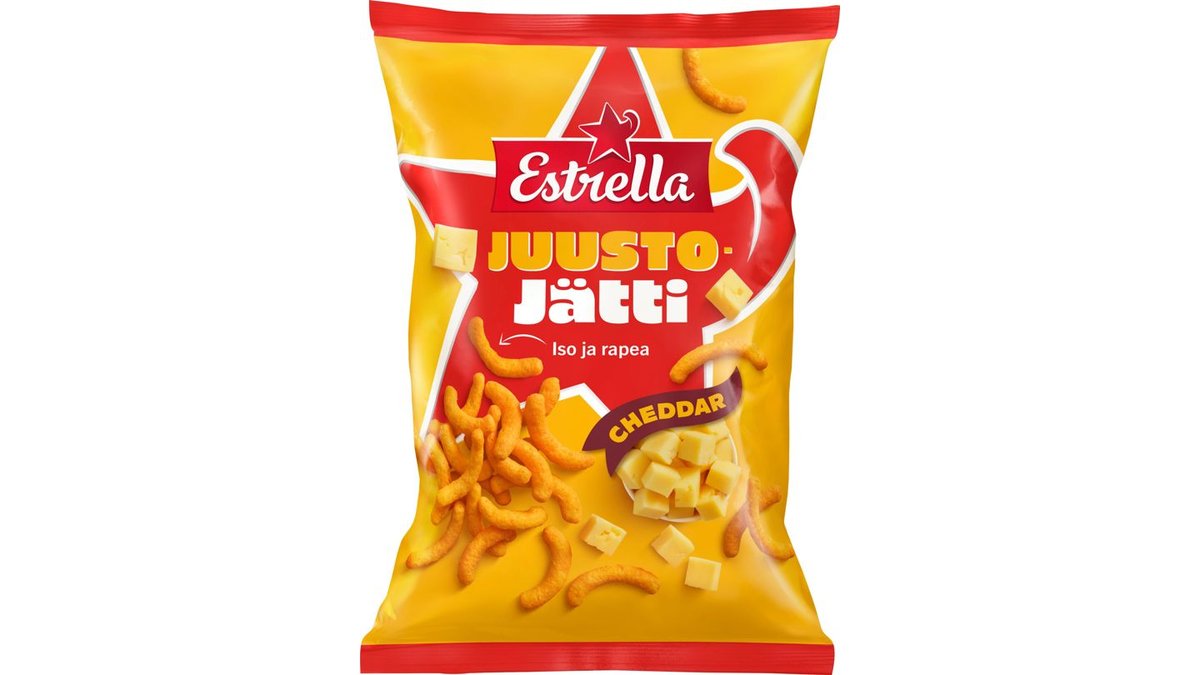 Estrella Juusto-Jätti Cheddar 200g