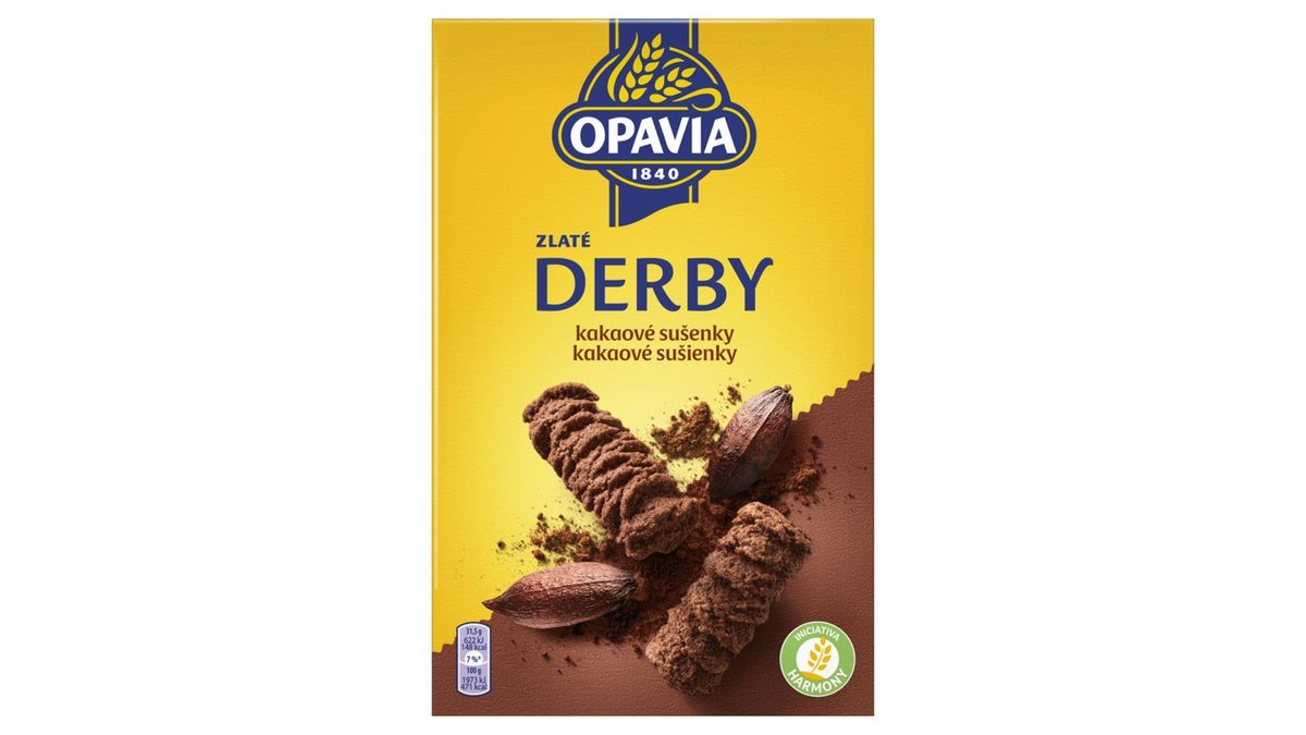 Opavia Sušenky Zlaté Derby Kakaové 220g