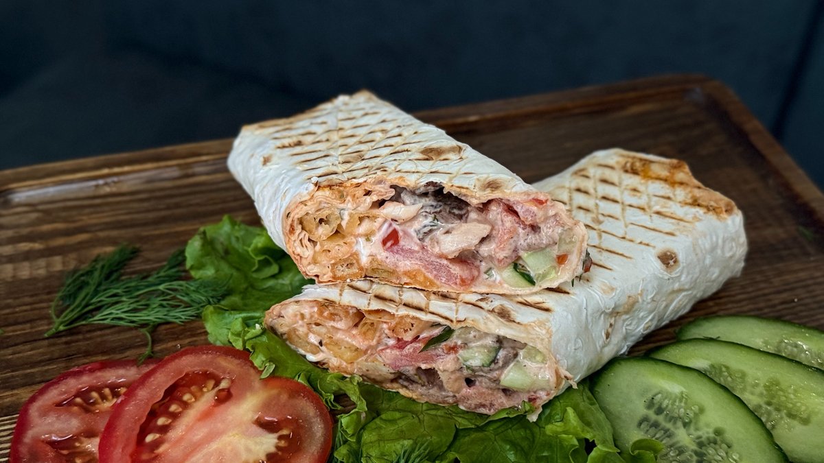 Ассорти донер в лаваше с сыром