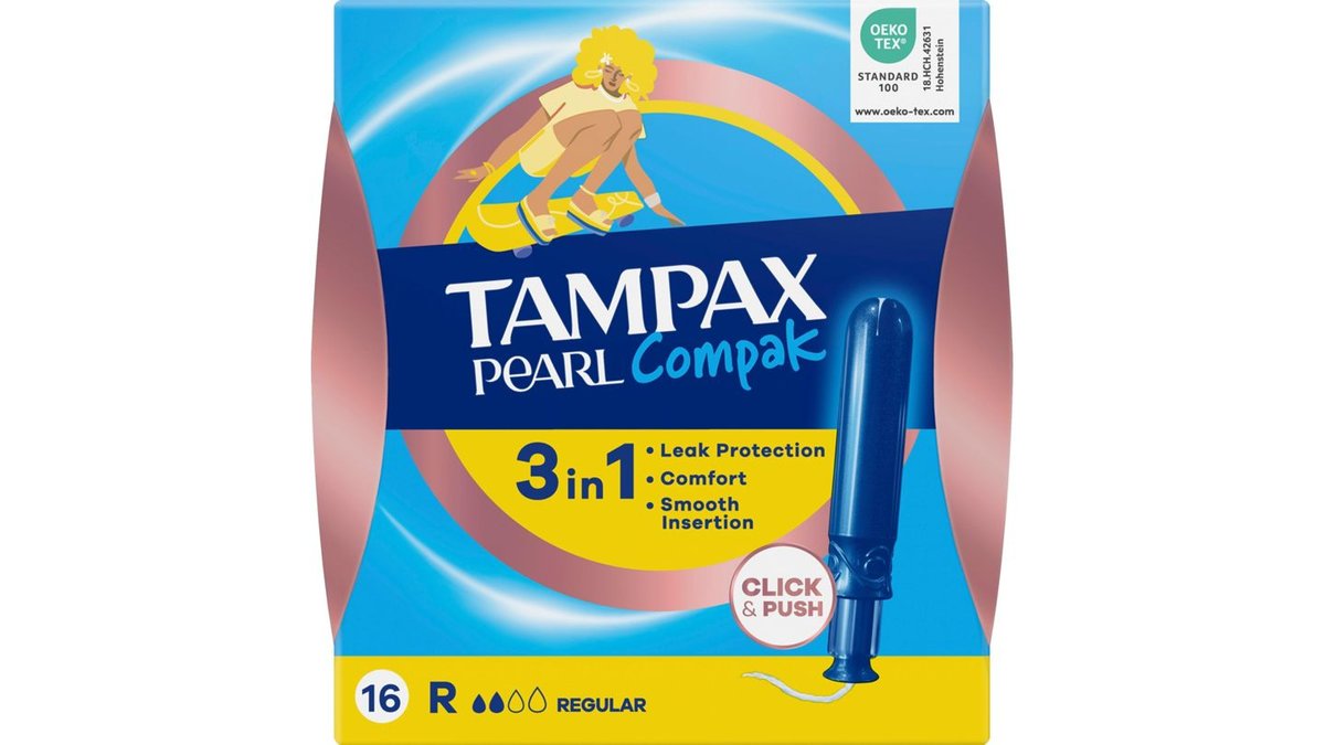 Tampax Compak Pearl Regular tamponi 16kpl