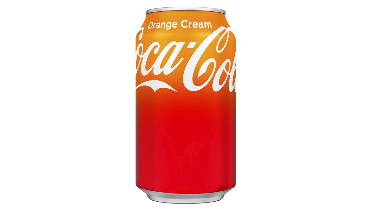 Coca-Cola Orange Cream virvoitusjuoma tölkki 355ml