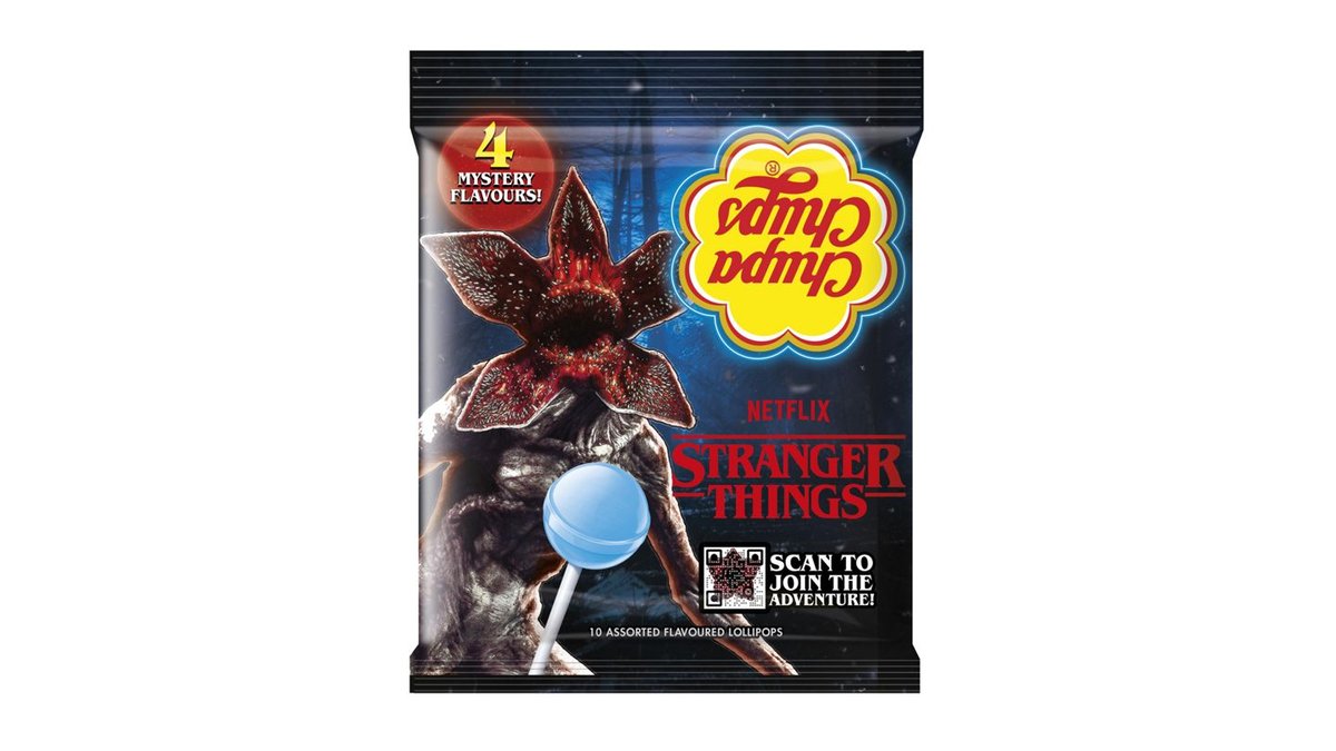 Chupa Chups Stranger Things - Upside Down tikkaripussi 120g