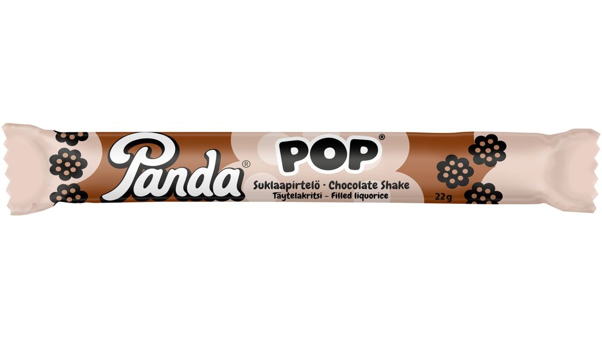 Panda Pop suklaapirtelö täytelakritsipatukka 22g