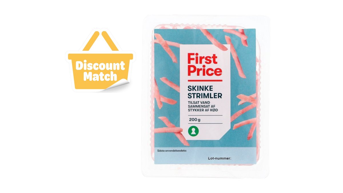 Skinkestrimler, First Price