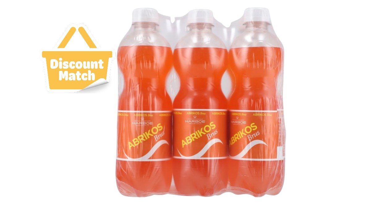Abrikos Brus 6 x 0,5 l, Harboe